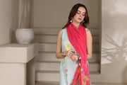 Feathers The Imperial Bloom Printed Lawn Unstitched 3Pc Suit Pastel Breeze-FT657