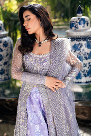 Mushq Mann Mein Tu Embroidered Net Unstitched 3Pc Suit MWD-08 PAYAAL