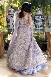 Mushq Mann Mein Tu Embroidered Net Unstitched 3Pc Suit MWD-08 PAYAAL
