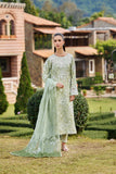 Farasha Sorine Summer Embroidered Lawn Unstitched 3Pc Suit - Pearl Mist