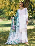 HemStitch The Garden Embroidered Lawn Unstitched 3Pc Suit - Pearl Petal