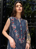 Hemline Odyssey by Mushq Embroidered Lawn Unstitched 3Pc Suit - Petale Symphony