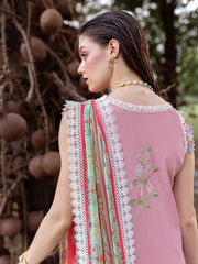 Roheenaz Dahlia Embroidered Lawn Unstitched 3Pc Suit RNZ-04B Peony