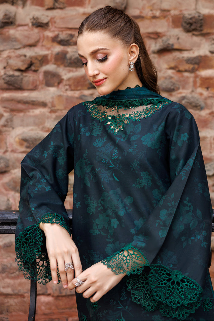 Farasha Seraya Embroidered Lawn Unstitched 3Pc Suit D-04 PERIVEIL