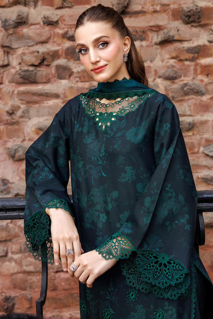 Farasha Seraya Embroidered Lawn Unstitched 3Pc Suit D-04 PERIVEIL