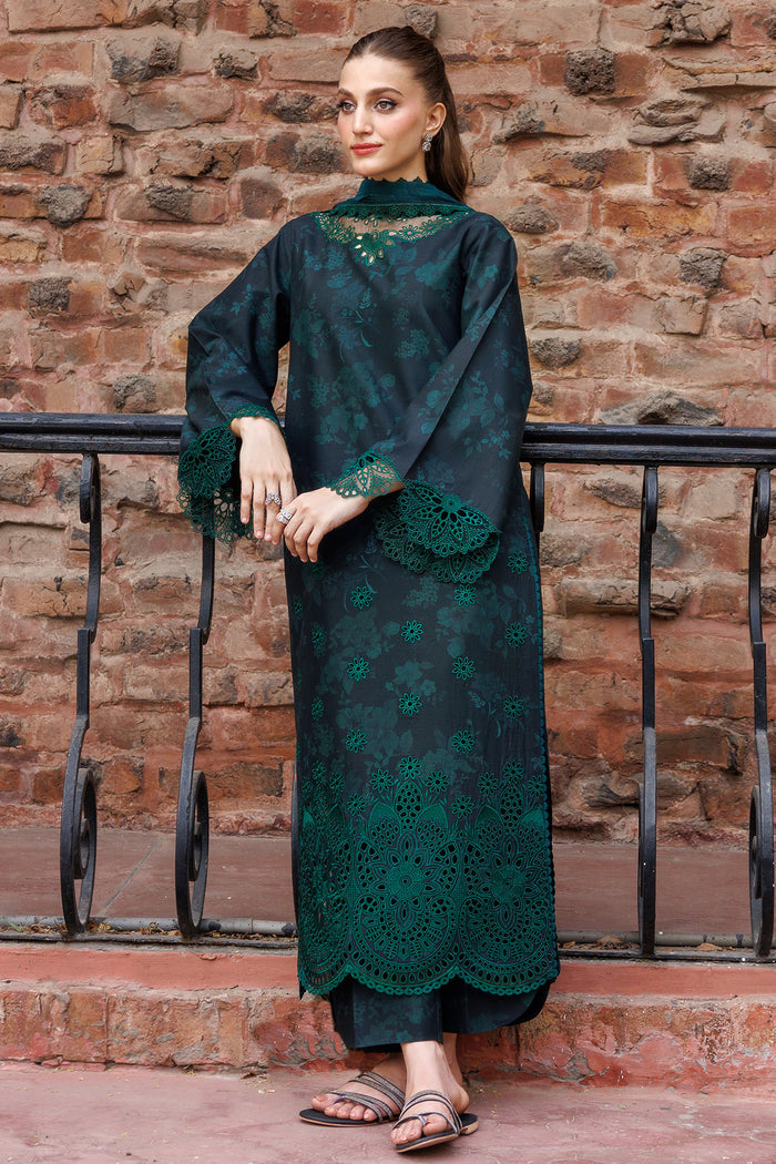 Farasha Seraya Embroidered Lawn Unstitched 3Pc Suit D-04 PERIVEIL