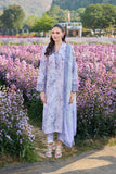 Farasha Summer Escape Embroidered Lawn Unstitched 3Pc Suit - Petal Hush