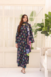 Feathers Premium Whisper of Elan Unstitched Lawn 3Pc Suit Petal Poem-FT676