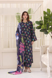 Feathers Premium Whisper of Elan Unstitched Lawn 3Pc Suit Petal Poem-FT676