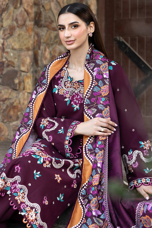 Farasha Embroidered Khaddar Unstitched 3Pc Suit - Pheona