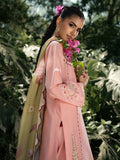 HemStitch The Garden Embroidered Lawn Unstitched 3Pc Suit - Pinky Peony