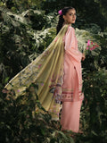 HemStitch The Garden Embroidered Lawn Unstitched 3Pc Suit - Pinky Peony