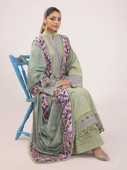 Rangeeli by Faiza Faisal Embroidered Lawn Unstitched 3Pc Suit - Pino