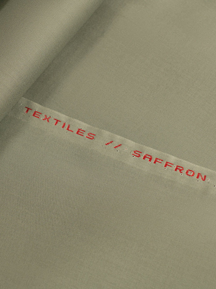 Saffron by Khurana Textiles Men's Unstitched Cotton Suit for Summer - Pistachio