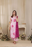 Feathers Threads of Poetry Unstitched Lawn 3Pc Suit Polka Prodigy-FT761