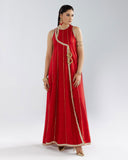 Zivah Apparel Elysian Luxury Pret 3Pc Suit ( Ready To Wear ) Poppy Red