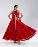 Zivah Apparel Elysian Luxury Pret 3Pc Suit ( Ready To Wear ) Poppy Red