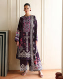 Roheenaz Eclat Gerden Printed Lawn Unstitched 3Pc Suit - POPPY BLOOM