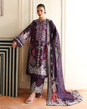 Roheenaz Eclat Gerden Printed Lawn Unstitched 3Pc Suit - POPPY BLOOM