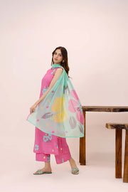 Feathers Premium House of Petals Unstitched Lawn 3Pc Suit Primrose Point-FT749