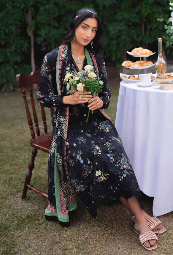 Garenia by Humdum Printkari Embroidered Lawn Unstitched 3Pc Suit PLG-01