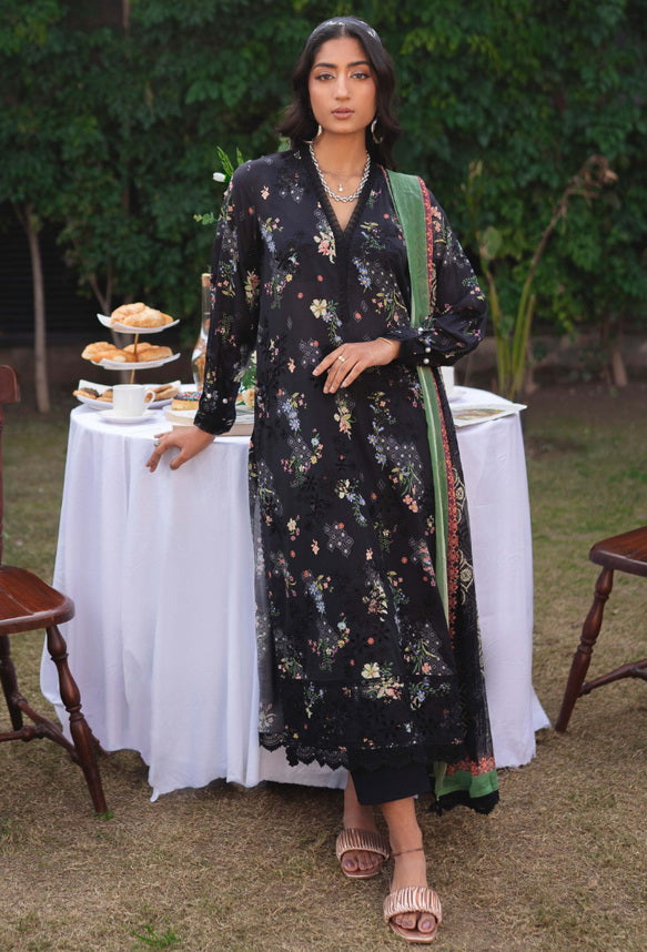 Garenia by Humdum Printkari Embroidered Lawn Unstitched 3Pc Suit PLG-01