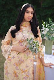 Garenia by Humdum Printkari Embroidered Lawn Unstitched 3Pc Suit PLG-02