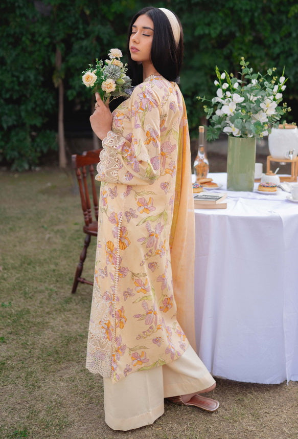 Garenia by Humdum Printkari Embroidered Lawn Unstitched 3Pc Suit PLG-02