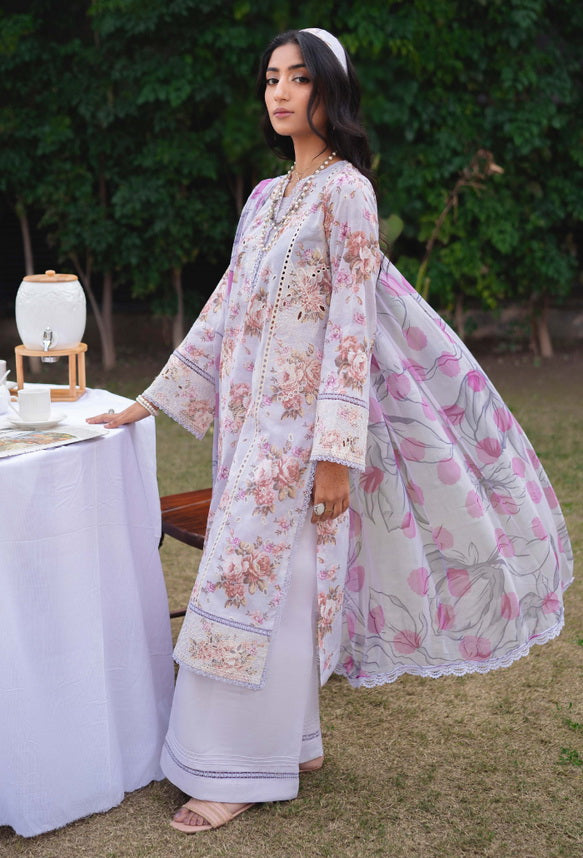 Garenia by Humdum Printkari Embroidered Lawn Unstitched 3Pc Suit PLG-04
