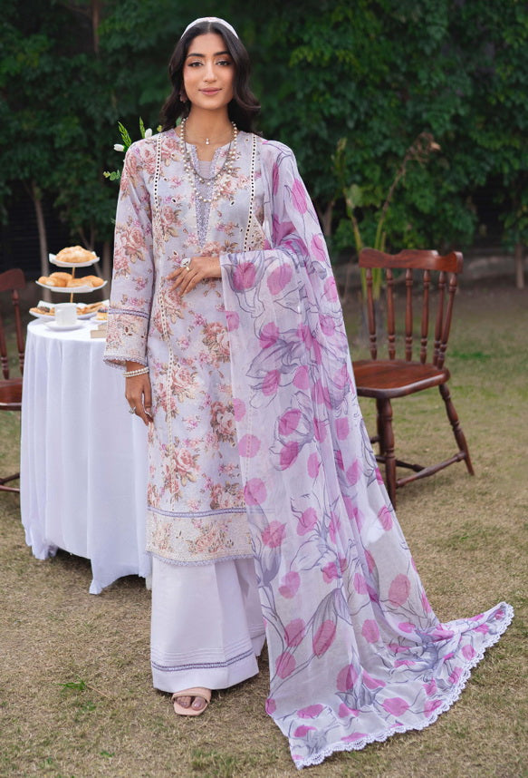 Garenia by Humdum Printkari Embroidered Lawn Unstitched 3Pc Suit PLG-04