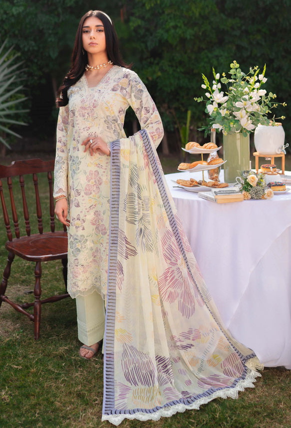 Garenia by Humdum Printkari Embroidered Lawn Unstitched 3Pc Suit PLG-05
