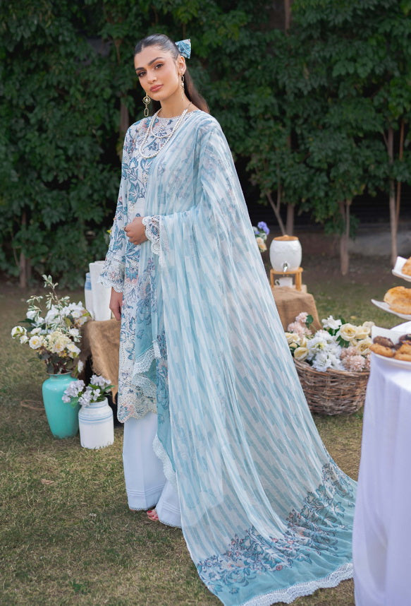 Garenia by Humdum Printkari Embroidered Lawn Unstitched 3Pc Suit PLG-08