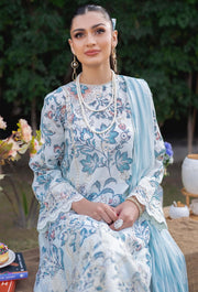 Garenia by Humdum Printkari Embroidered Lawn Unstitched 3Pc Suit PLG-08