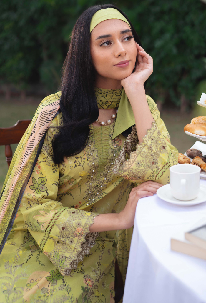 Garenia by Humdum Printkari Embroidered Lawn Unstitched 3Pc Suit PLG-09