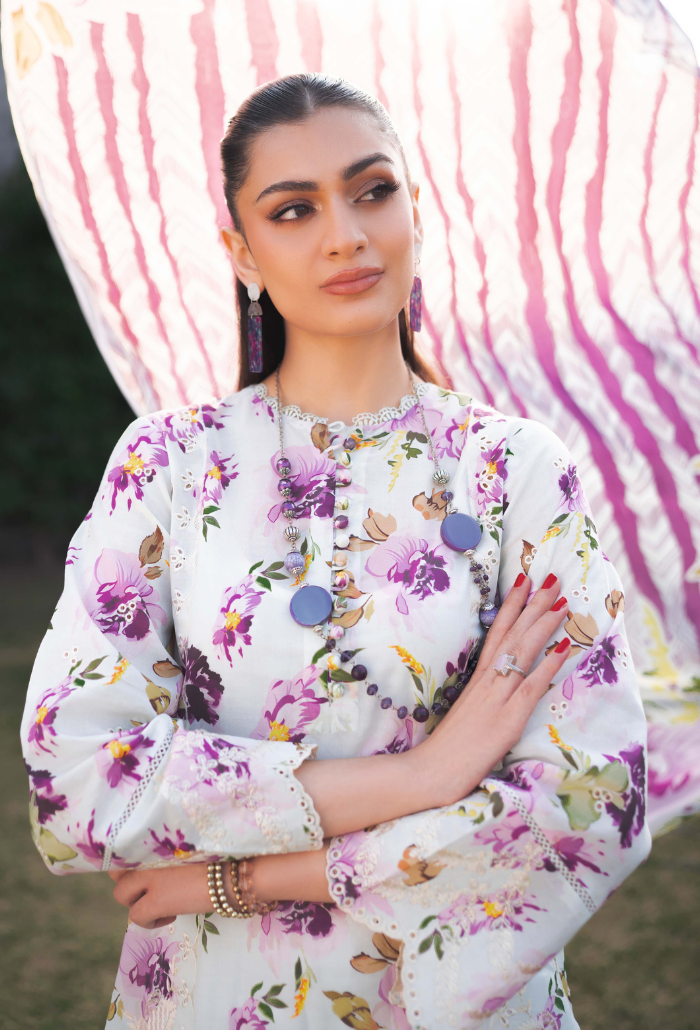 Garenia by Humdum Printkari Embroidered Lawn Unstitched 3Pc Suit PLG-10