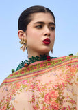 Hussain Rehar Embroidered Luxury Lawn Unstitched 3Pc Suit D-04 PUNE