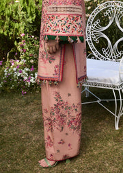 Hussain Rehar Embroidered Luxury Lawn Unstitched 3Pc Suit D-04 PUNE