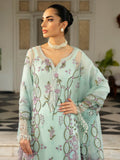 Ramsha Dastak Embroidered Chiffon Unstitched 3Pc Suit Q-102