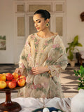 Ramsha Dastak Embroidered Chiffon Unstitched 3Pc Suit Q-105