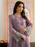 Ramsha Dastak Embroidered Chiffon Unstitched 3Pc Suit Q-108