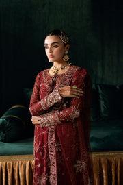Ramsha Dastak Vol-02 Embroidered Chiffon Unstitched 3Pc Suit Q-203