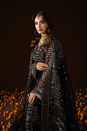 Ramsha Dastak Vol-02 Embroidered Chiffon Unstitched 3Pc Suit Q-205