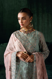 Ramsha Dastak Vol-02 Embroidered Chiffon Unstitched 3Pc Suit Q-206