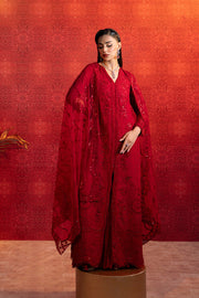 Zariya Zarnima Russian Silk Unstitched 3Pc Suit ZB5S042 QAMRA