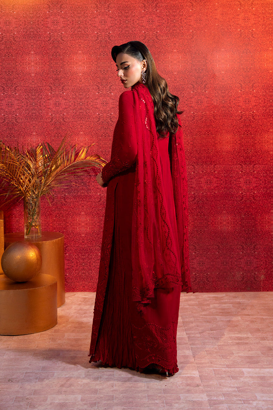 Zariya Zarnima Russian Silk Unstitched 3Pc Suit ZB5S042 QAMRA