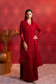 Zariya Zarnima Russian Silk Unstitched 3Pc Suit ZB5S042 QAMRA