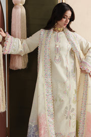 Qalamkar Festive Embroidered Lawn Unstitched 3Pc Suit QFL-01 ELMA