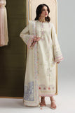 Qalamkar Festive Embroidered Lawn Unstitched 3Pc Suit QFL-01 ELMA