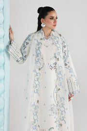 Qalamkar Festive Embroidered Lawn Unstitched 3Pc Suit QFL-03 IRMIN