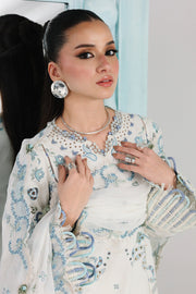 Qalamkar Festive Embroidered Lawn Unstitched 3Pc Suit QFL-03 IRMIN